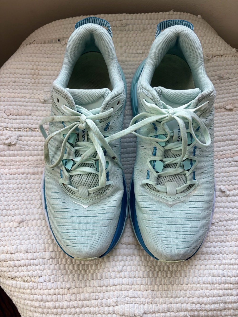 Hoka One Gavitoa 3 Mint Green Running Shoes 9B